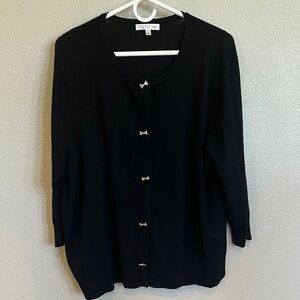 Spense Women's Elegant Black Cardigan